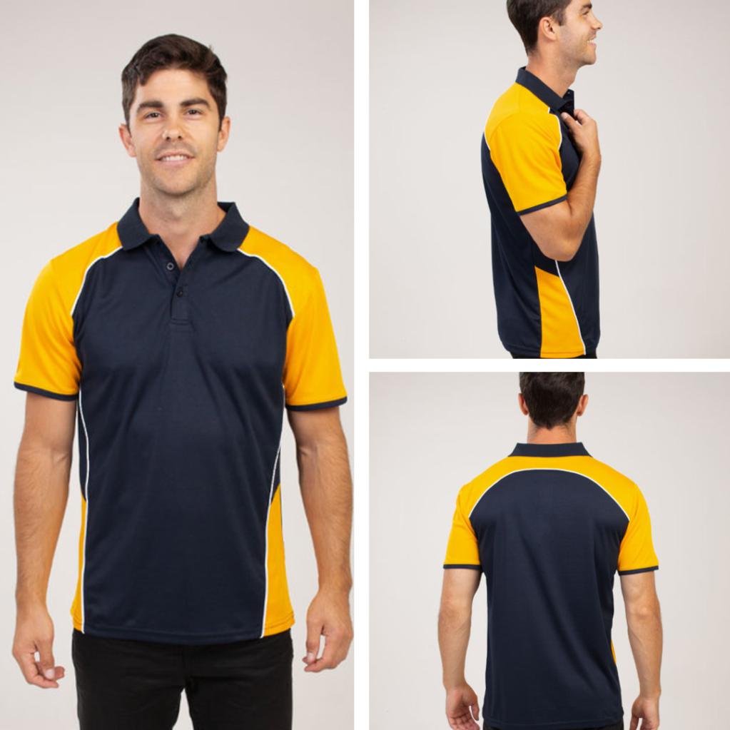 Be Seen BSP2050 Men's Cooldry Pique Knit Polo