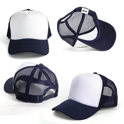 Grace Collection AH295 Polymesh Trucker Cap w/ Logo - 100 QTY