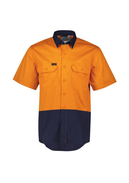 Syzmik ZW115 Mens Hi Vis Short Sleeve Shirt