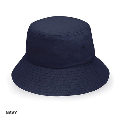 Grace Collection AH715 Heavy Brushed Cotton Bucket Hat w/ Logo - 25 QTY - Thread and Ink Workwear