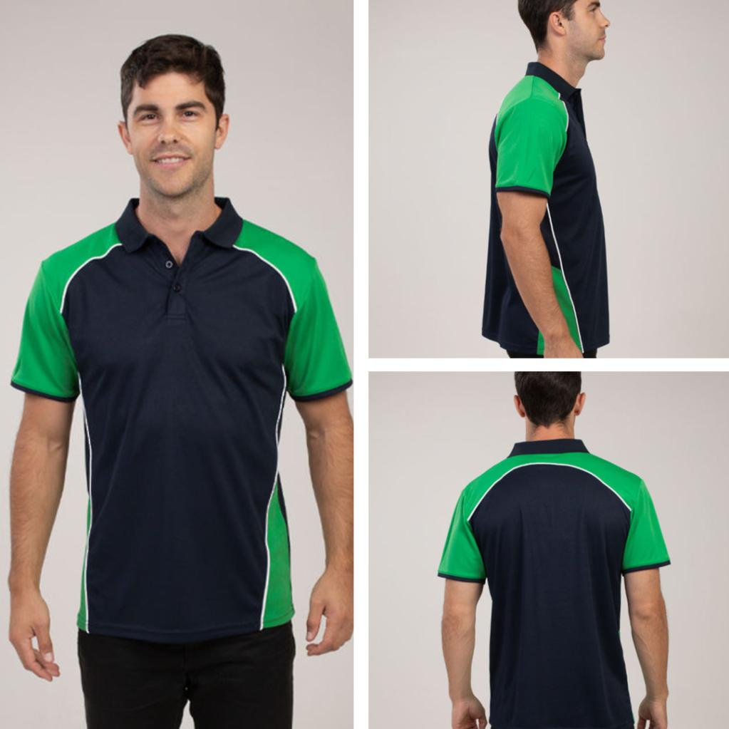 Be Seen BSP2050 Men's Cooldry Pique Knit Polo