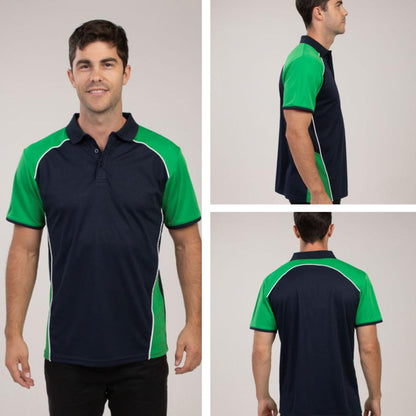 Be Seen BSP2050 Men's Cooldry Pique Knit Polo