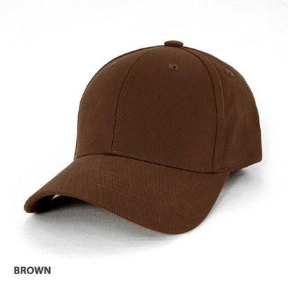 Grace Collection AH230 Heavy Brushed Cotton Cap w/ Logo -  1000 QTY