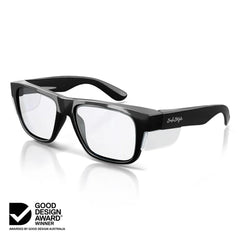 Fusions Black Frame Clear Lens