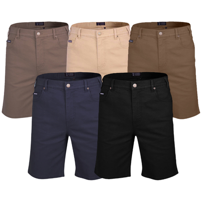 Ritemate RMPC033 Men's Cotton Stretch Jean Short