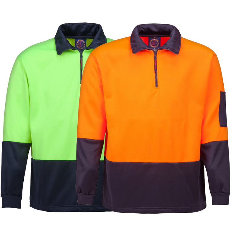 RiteMate RM6012 hlf zip fleecy pullover