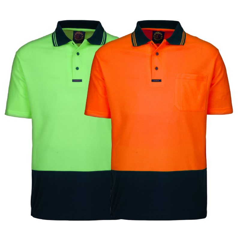 Ritemate Hi-Vis Short Sleeve Polo RM2346S