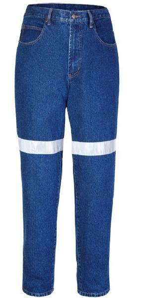 Pilbara RM106DJR Denim Jeans Reflective Tape 3M - Thread and Ink Workwear