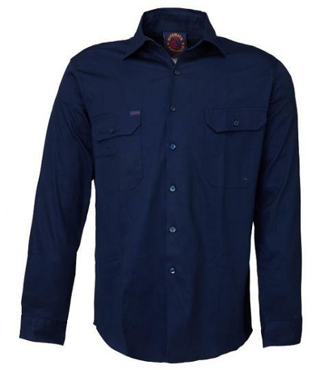 Ritemate Vented Open Front  Shirt RM108V3 - Thread and Ink Workwear