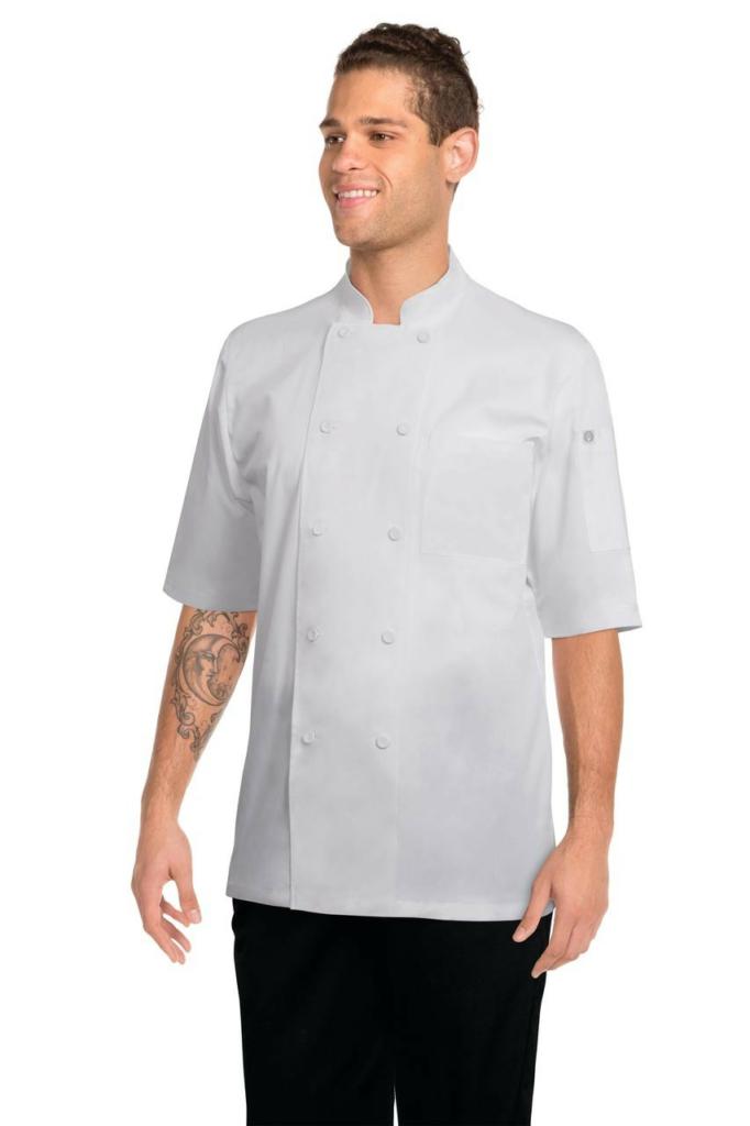 Chef Works Montreal Mens S/S Chef Jacket - Thread and Ink Workwear