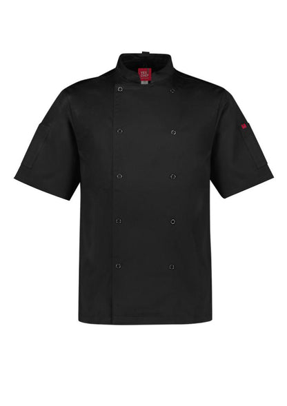 Yes!Chef CH232MS Zest Mens S/S Chef Jacket - Thread and Ink Workwear