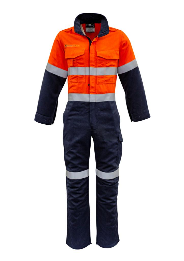 Syzmik ZC525 Orange Flame HRC Taped Overall - Thread and Ink Workwear