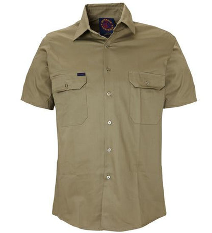 Ritemate RM1000S Open Front Short Sleeve Shirt - Thread and Ink Workwear