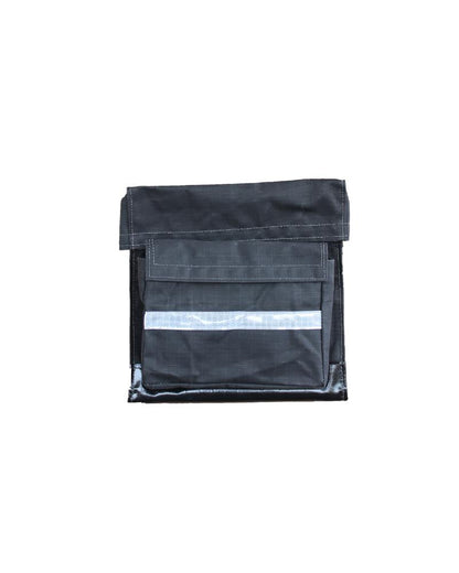 Canvas Mining Square Reflective Crib Bag Black - Thread and Ink Workwear