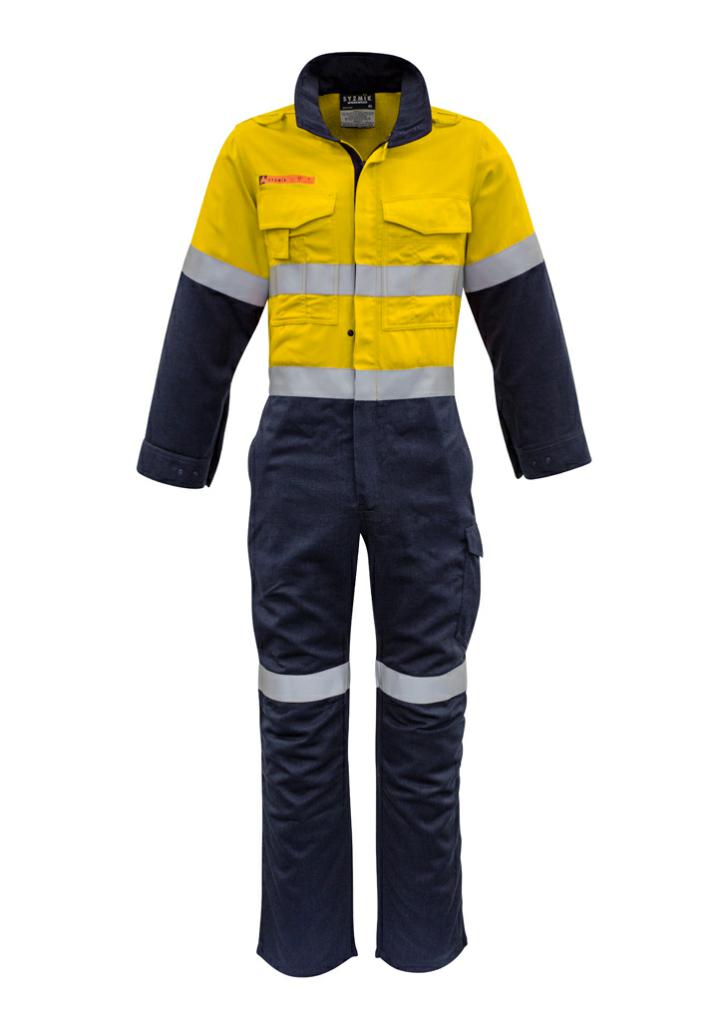 Syzmik ZC525 Orange Flame HRC Taped Overall - Thread and Ink Workwear