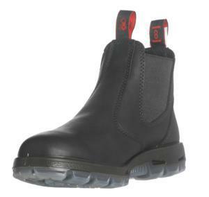 Redback Boots UBBK Soft Toe Slip on Black - Thread and Ink Workwear