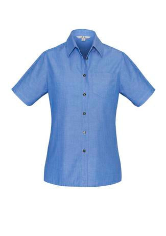 Biz Collection LB6200 Ladies Chambray S/S Shirt - Thread and Ink Workwear