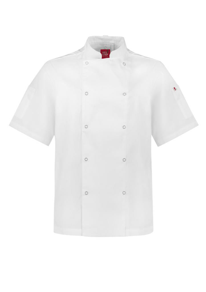 Biz Collection CH232MS Zest Mens S/S Chef Jacket - Thread and Ink Workwear