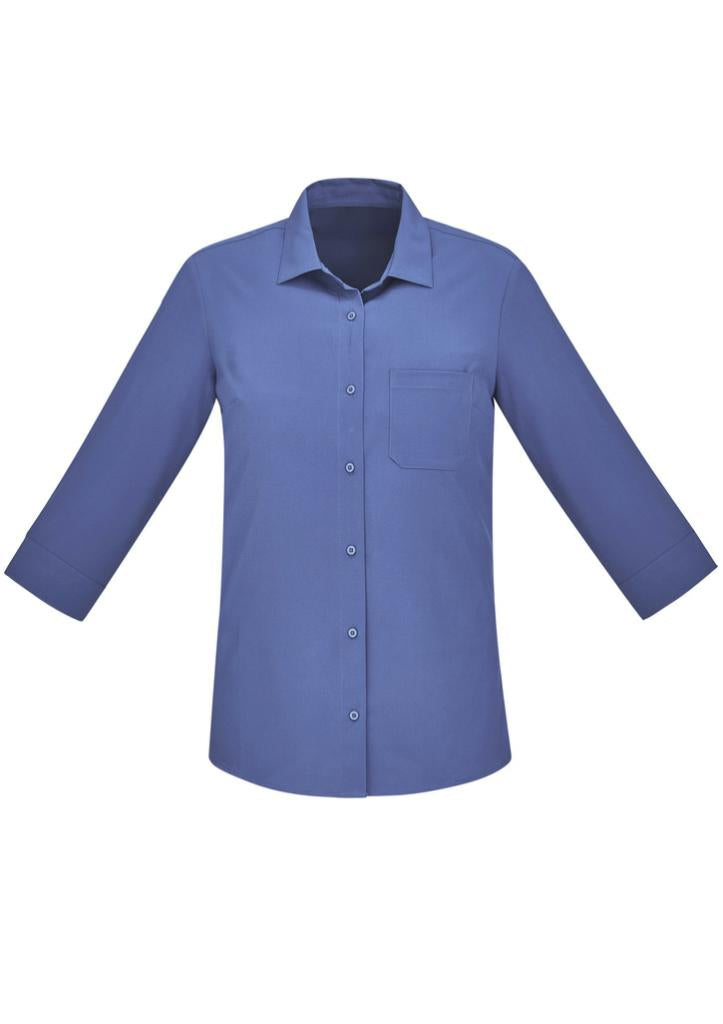 Biz Care CS951LT Florence Womens 3/4 Sleeve Shirt - Thread and Ink Workwear