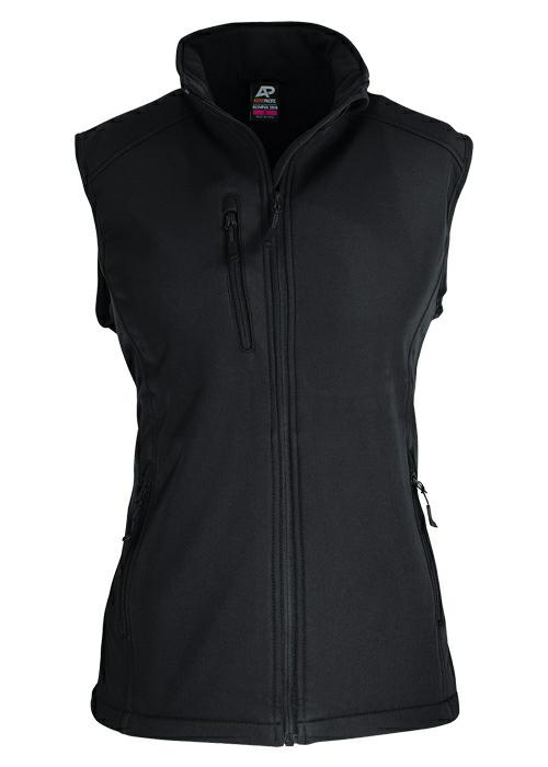 Aussie Pacific 2515 Ladies Olympus Vest Black&Navy - Thread and Ink Workwear