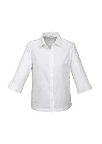 Biz Collection S10221 Ladies Luxe 3/4 Sleeve Shirt - Thread and Ink Workwear