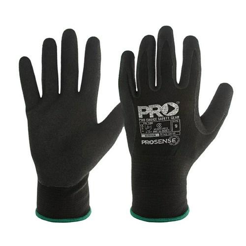 Prochoice NNFB Assassin Bitrile Grip Glove - Black 12PK - Thread and Ink Workwear