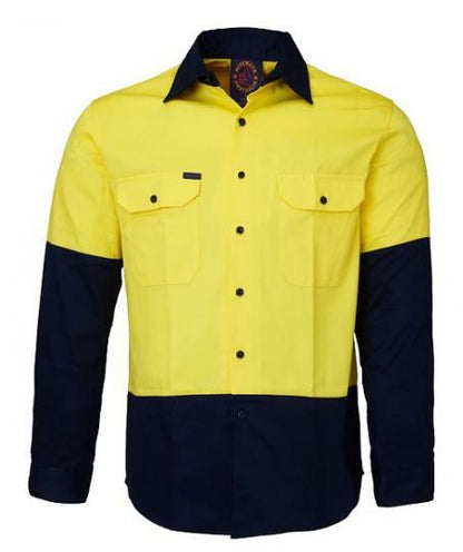Ritemate Open Front RM1050 Long Sleeve Shirt - Thread and Ink Workwear