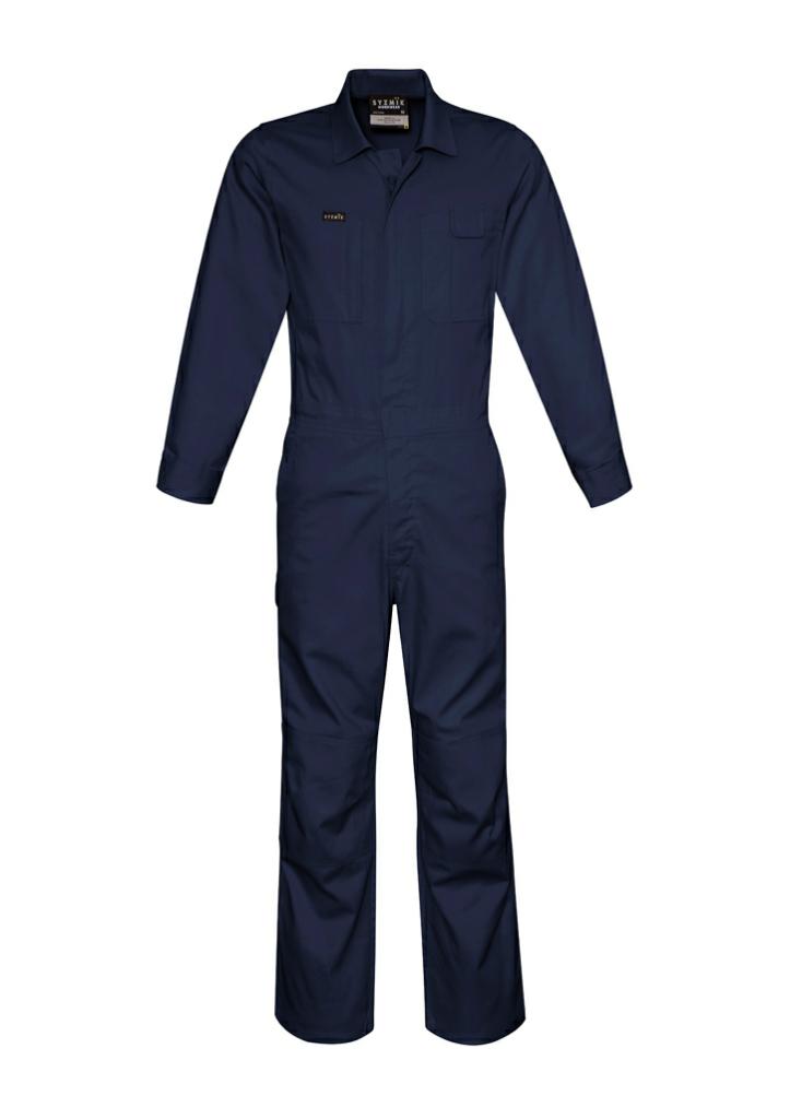 Simtek Overalls Syzmik ZC560 Mens Long Sleeve Lightweight Cotton Drill Overalls ...