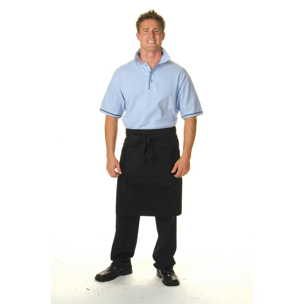 DNC 2212 Polyester Cotton 1/2 Length Apron - Thread and Ink Workwear