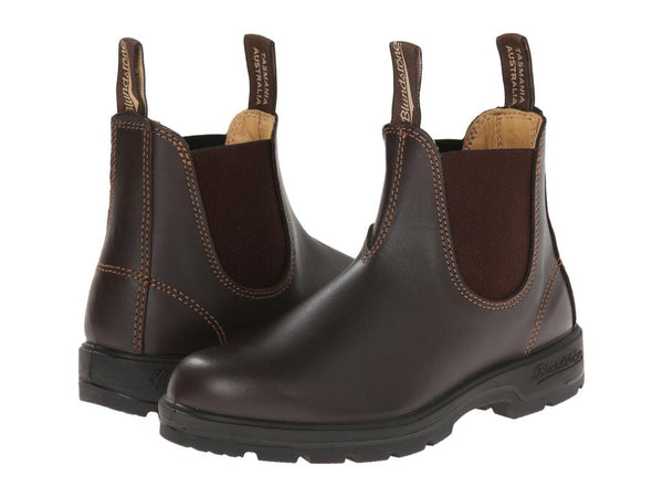 Blundstone Boots 650 Walnut Elastic Side Boot Thread and Ink