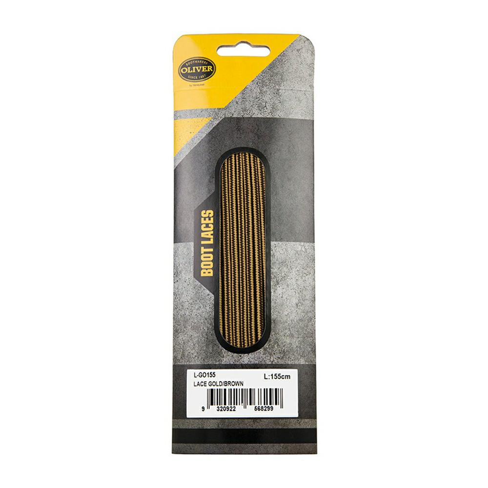 Oliver Laces L-GO Replacment Gold & Brown 155cm - Thread and Ink Workwear