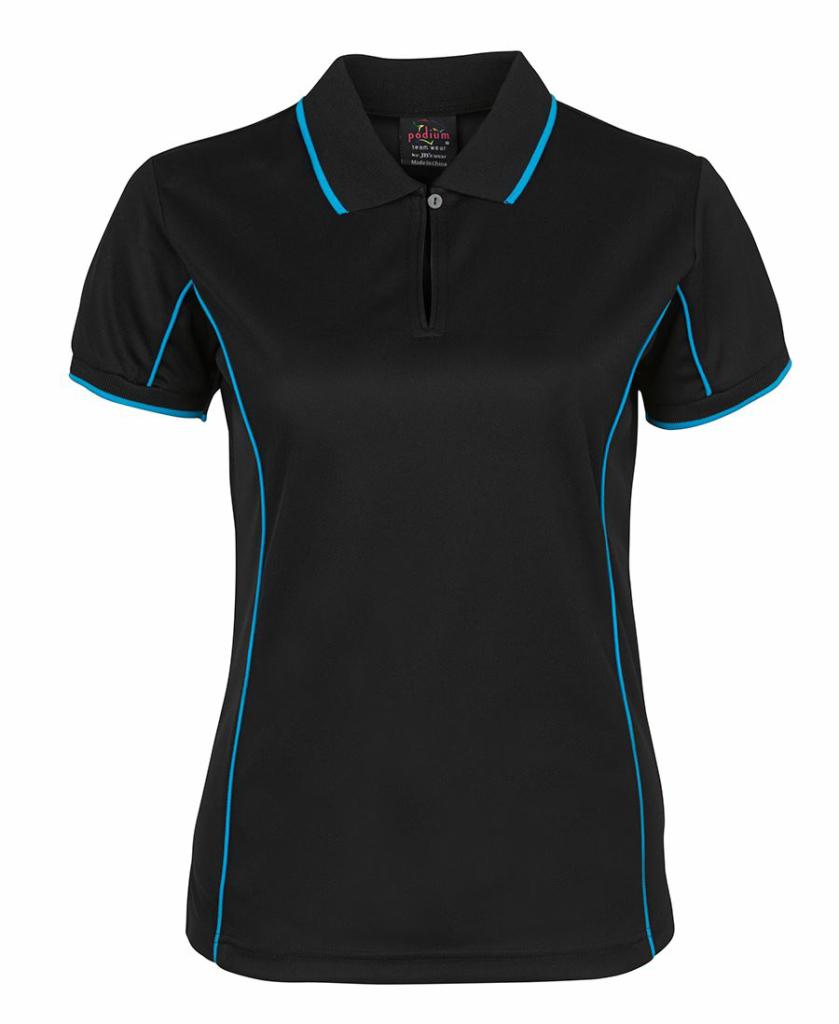 JB's Wear 7LPIB/N Ladies Piping Polo - Thread and Ink Workwear