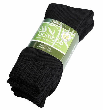 Bamboo Textiles Extra Thick Sock 3 PKT - Thread and Ink Workwear