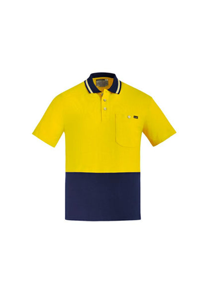 Syzmik ZH435 Mens Hi Vis Cotton S/S Polo - Thread and Ink Workwear