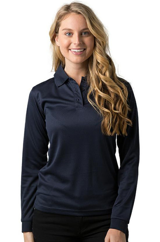 Be Seen THE PHOENIX Ladies L/S Polyester Polo - Thread and Ink Workwear