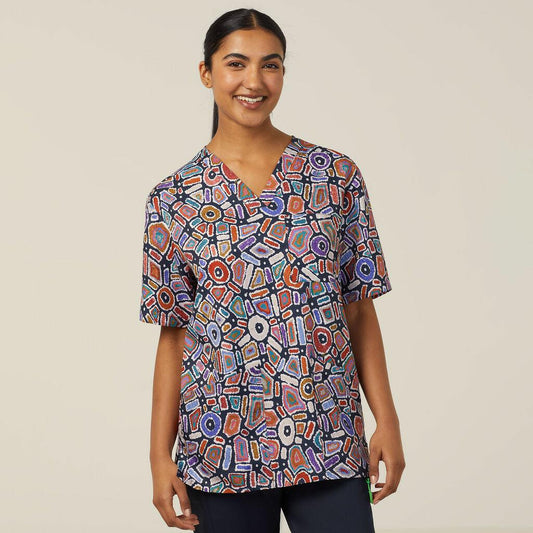 NNT CATRG9 Water Dreaming Scrub Top