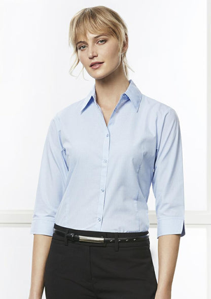 Biz Collection LB8200 Ladies Check ¾ Shirt - Thread and Ink Workwear
