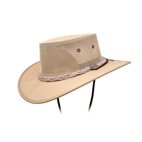 Barmah Hats 1057BE Canvas Drover Hat Beige - Thread and Ink Workwear