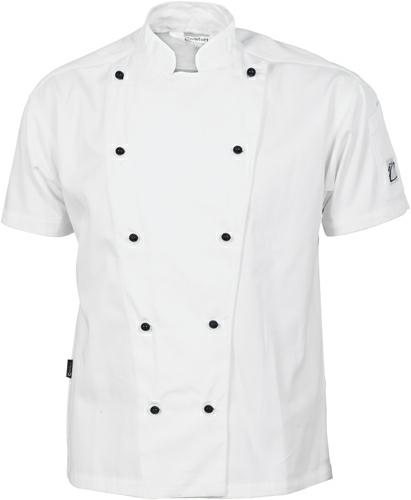 DNC 1103 Cool-Breeze Cotton Chef Jacket S/S