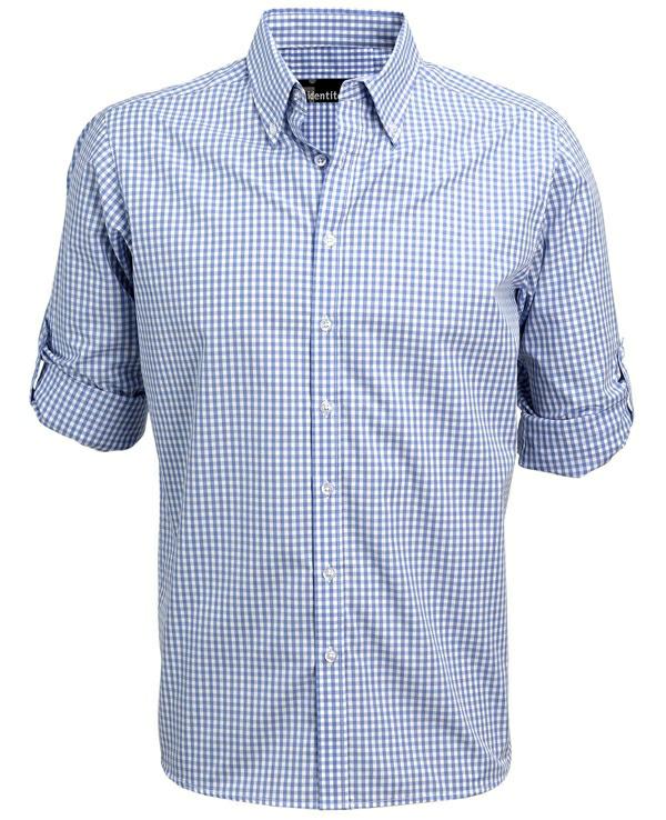 Identitee W46 Miller Mens Short Sleeve Check - Thread and Ink Workwear