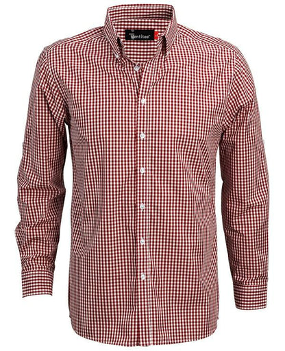 Identitee W44 Miller Mens Long Sleeve Check - Thread and Ink Workwear