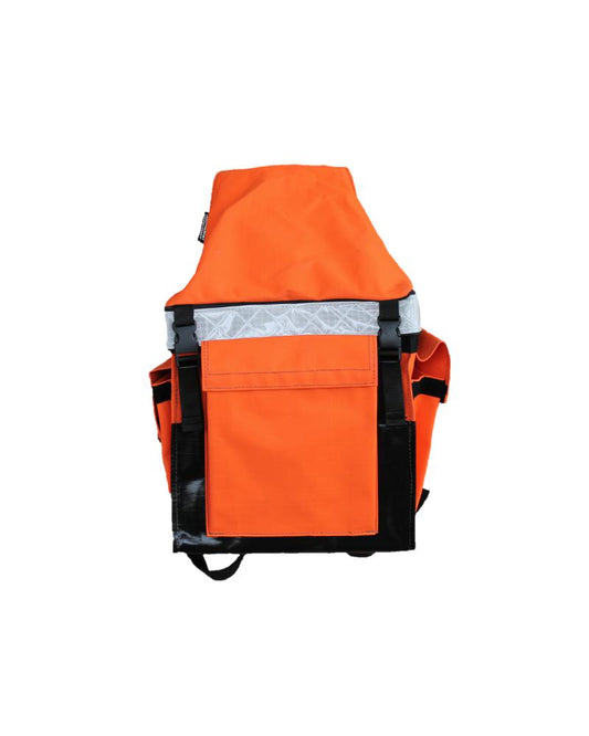 Canvas Mining High Top Reflective Crib Bag Orange - Thread and Ink Workwear