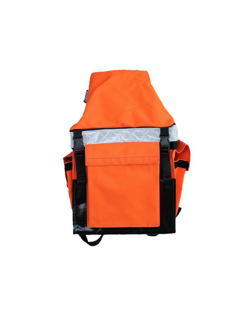 Canvas Mining High Top Reflective Crib Bag Orange - Thread and Ink Workwear